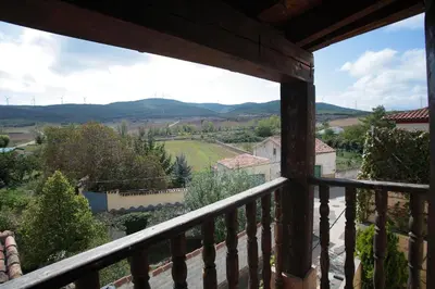 Vista general de una montaña o vista desde la casa o chalet