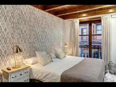 Cama o camas de una habitación en ALVORADA de Alma de Nieve