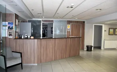 El vestíbulo o zona de recepción de Hotel y Apartamentos SNÖ Isaba