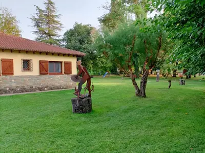 Jardín al aire libre en Casa Alfonso
