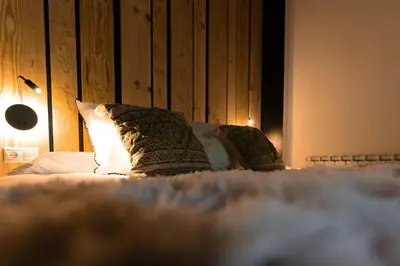 Cama o camas de una habitación en Apartament la Xisqueta - Vall Fosca - L'Amfitriona