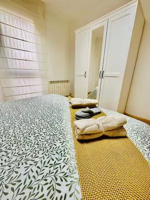 Cama o camas de una habitación en El Elefante del Pilar