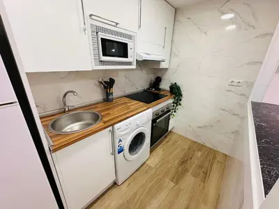 Una cocina o zona de cocina en El Teatro del Pilar