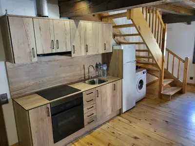 Una cocina o zona de cocina en Explora Pirineos Arán