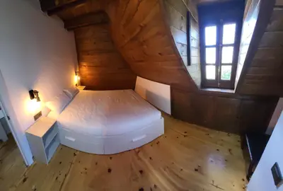 Cama o camas de una habitación en Explora Pirineos Arán