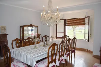 Cama o camas de una habitación en Casa para 12 con jardín en Chía, Benasque La Casa del Tilo