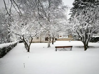Casa para 12 con jardín en Chía, Benasque La Casa del Tilo en invierno