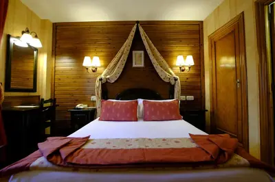 Cama o camas de una habitación en Hotel Pradas Ordesa