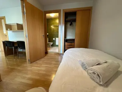 Cama o camas de una habitación en mikasita Pamplona Centro - student housing & coliving