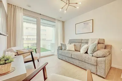 Zona de estar de Apartamento Salesianos By Clabao