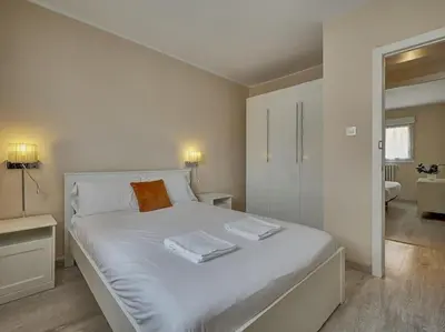 Cama o camas de una habitación en Apartamento El pico