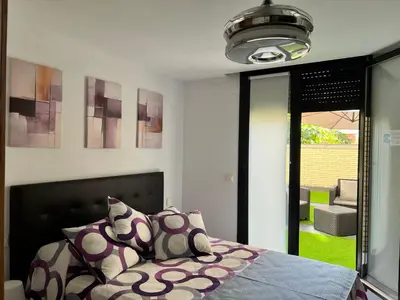 Cama o camas de una habitación en El BC Zaragoza - Aljafería