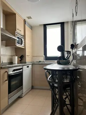 Una cocina o zona de cocina en El BC Zaragoza - Aljafería