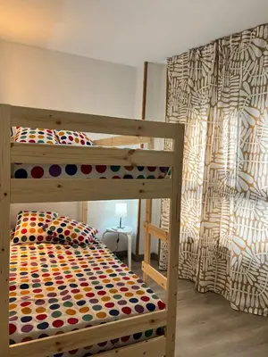 Cama o camas de una habitación en El BC Zaragoza - Aljafería