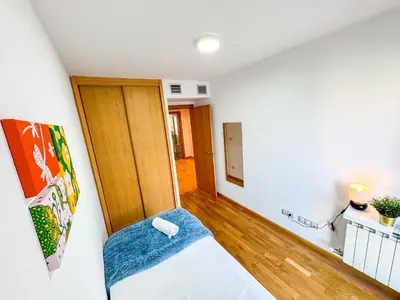 Cama o camas de una habitación en Bielsa del Pilar Turistea