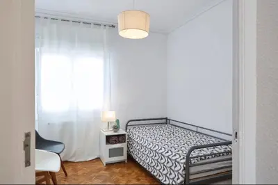 Cama o camas de una habitación en Apartamento Pamplona