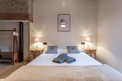 Cama o camas de una habitación en Deth Nord
