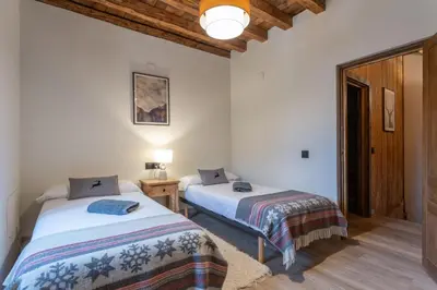 Cama o camas de una habitación en Deth Nord