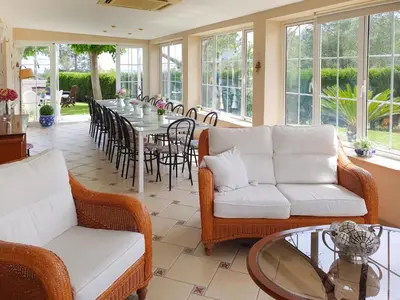 Zona de estar de Holiday Home Ca Romeu by Interhome