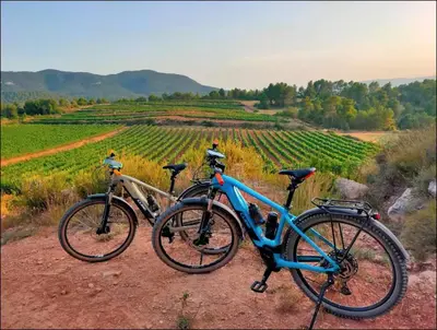 Montar en bicicleta en Les Voltes II - 3BD gem in hilltop wine village with amazing views o alrededores