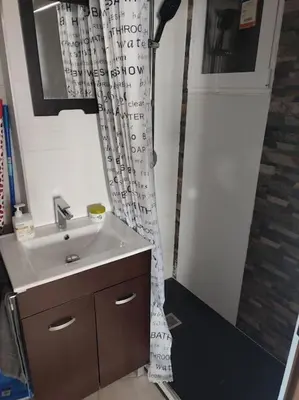 Un baño de Apartamento cerca Plaza Pilar