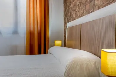 Cama o camas de una habitación en Les Gubies