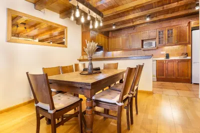 Una cocina o zona de cocina en Casa val de Unhola