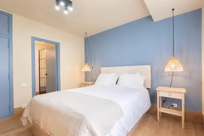Cama o camas de una habitación en S3 eraclau - Era Llum con garage en SAPPORO VIELHA