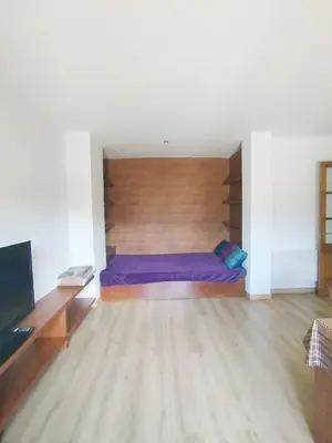 Una televisión o centro de entretenimiento en Apartament Cal Cinto