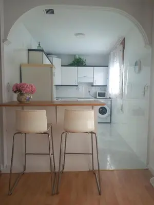 Una cocina o zona de cocina en La terraza del pilar