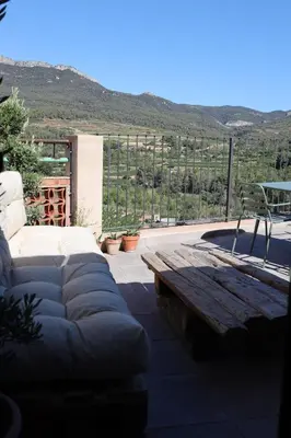 Vista general de una montaña o vista desde el apartamento