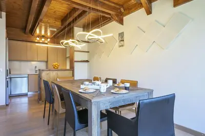 Una cocina o zona de cocina en Luderna - Dúplex Sant Marti XII