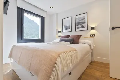 Cama o camas de una habitación en Luderna - Apartamento Misharnon