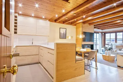 Zona de estar de Luderna - Apartamento Val de Ruda B92 Ticolet