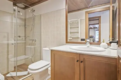 Un baño de Luderna - Apto terraza Val de Ruda A203 de Comicha