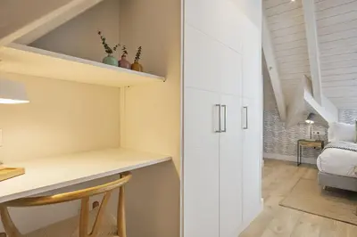 Cama o camas de una habitación en Luderna - Tríplex Deth Tiller