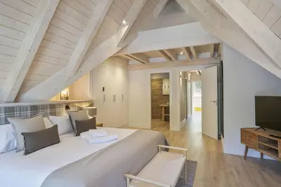 Cama o camas de una habitación en Luderna - Tríplex Deth Tiller
