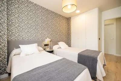 Cama o camas de una habitación en Villmor - B55 - Las Esquiadoras