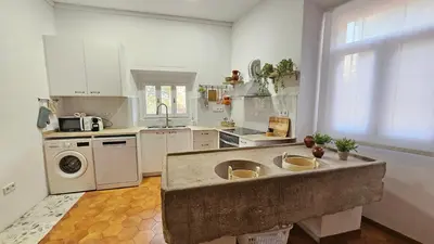 Una cocina o zona de cocina en Cal Peyrí