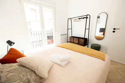 Cama o camas de una habitación en Ruata del Pilar Turistea