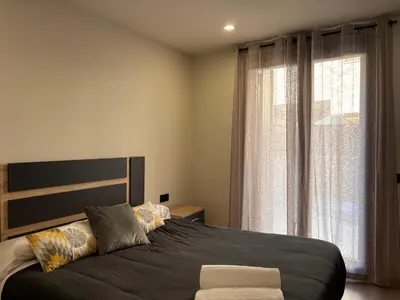 Cama o camas de una habitación en BPirineos-Barbarisa