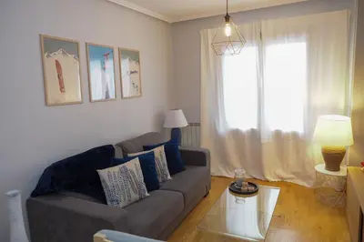 Zona de estar de Casa Senda by Cardi Suites.
