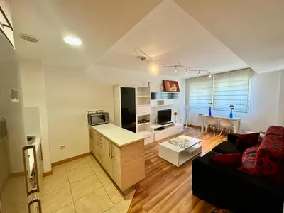 Una televisión o centro de entretenimiento en Apartamento Casa Picoleta