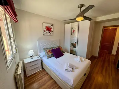 Cama o camas de una habitación en Apartamento Casa Picoleta