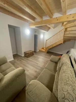 Zona de estar de Amama Etxea