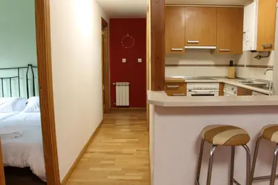 Una cocina o zona de cocina en Cochata, práctico y céntrico - Arafita Apartamentos