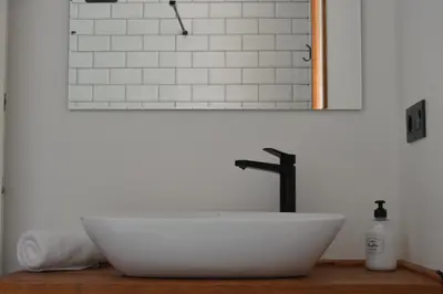 Un baño de Balaitus Petfriendly - Arafita Apartamentos