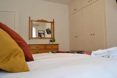 Cama o camas de una habitación en Balaitus Petfriendly - Arafita Apartamentos