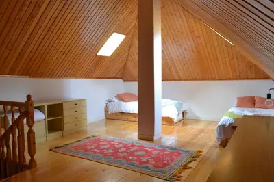 Cama o camas de una habitación en Balaitus Petfriendly - Arafita Apartamentos