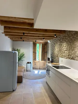 Una cocina o zona de cocina en CAL PASSACOSTES cb